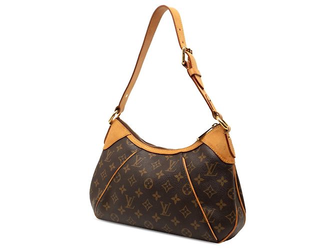 Borsa a tracolla Louis Vuitton Monogram Thames PM marrone - vista 2