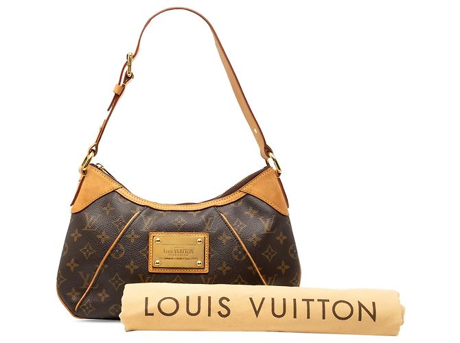 Borsa a tracolla Louis Vuitton Monogram Thames PM marrone - vista 9