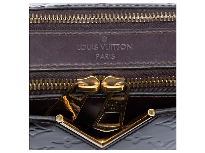 Borsa Louis Vuitton Monogram Vernis Melrose viola Porpora - vista 5