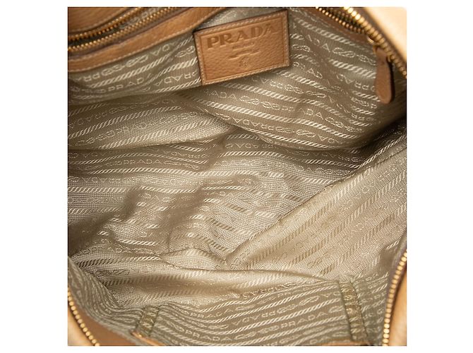 Borsa Shopping Prada Cervo Antik Tan Cammello - vista 4