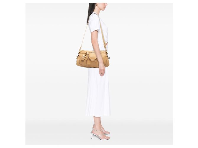 Borsa Shopping Prada Cervo Antik Tan Cammello - vista 6