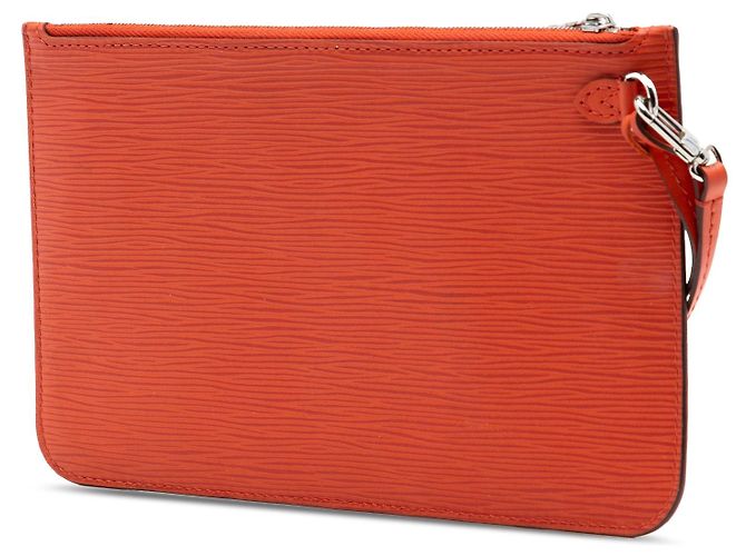 Pochette Louis Vuitton Epi Neverfull Arancione - vista 2