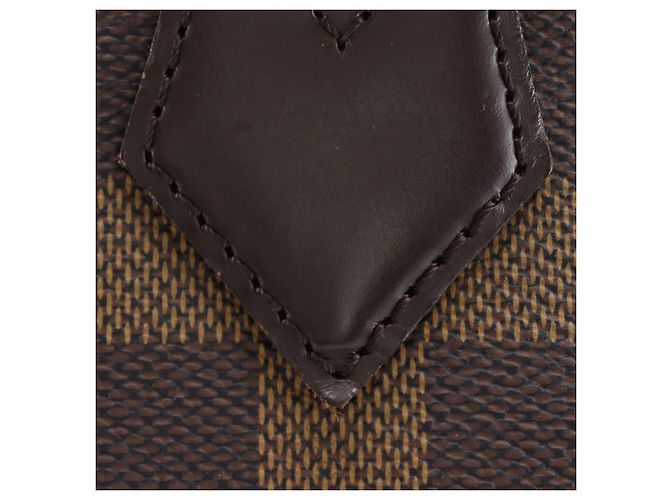 Borsa Louis Vuitton Damier Ebene Saleya PM marrone - vista 12