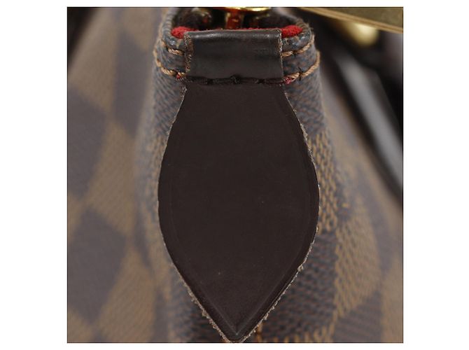 Borsa Louis Vuitton Damier Ebene Saleya PM marrone - vista 13