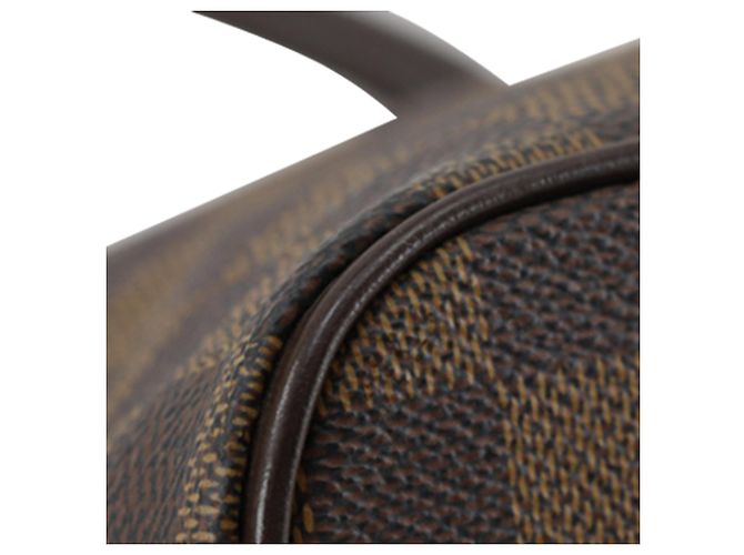 Borsa Louis Vuitton Damier Ebene Saleya PM marrone - vista 15