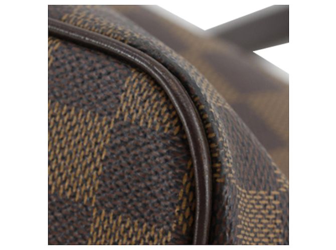 Borsa Louis Vuitton Damier Ebene Saleya PM marrone - vista 16