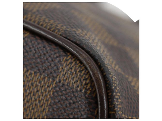 Borsa Louis Vuitton Damier Ebene Saleya PM marrone - vista 17
