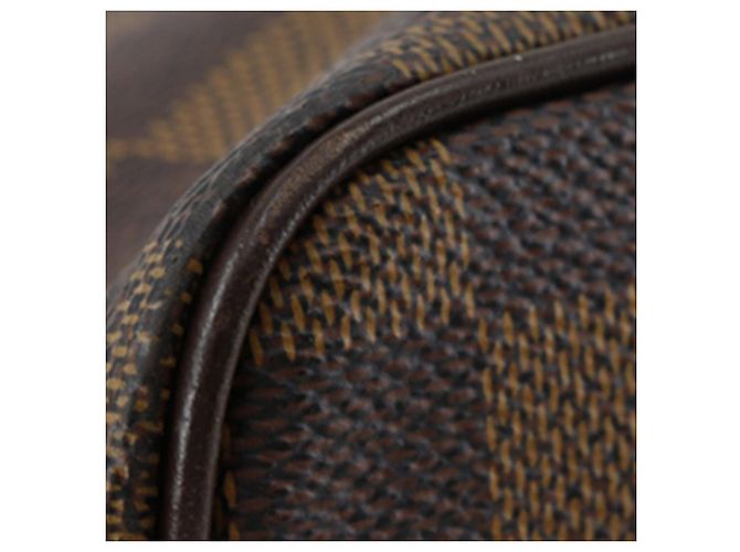 Borsa Louis Vuitton Damier Ebene Saleya PM marrone - vista 18