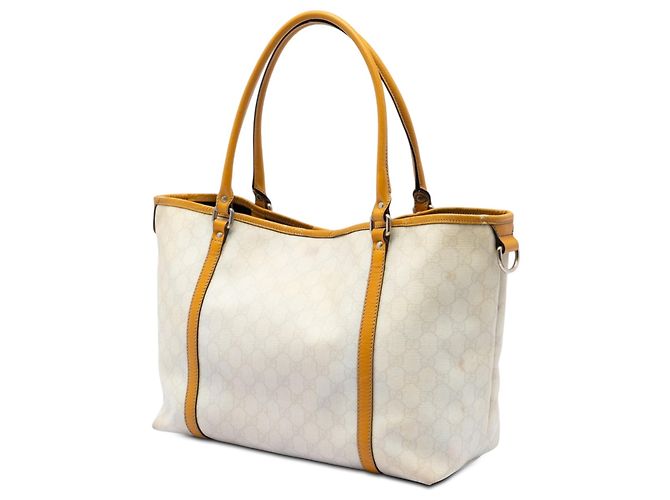 Gucci Joy GG Supreme Tote Weiß Größe Medium - Ansicht 2