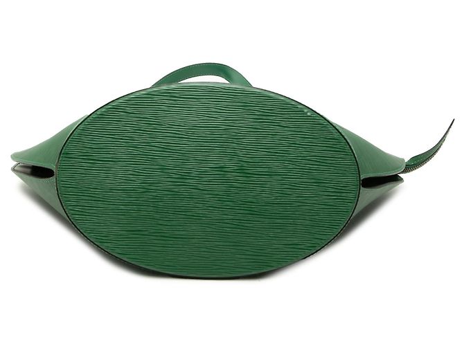 Borsa a tracolla Louis Vuitton Epi Saint Jacques GM con tracolla lunga, Verde - vista 3