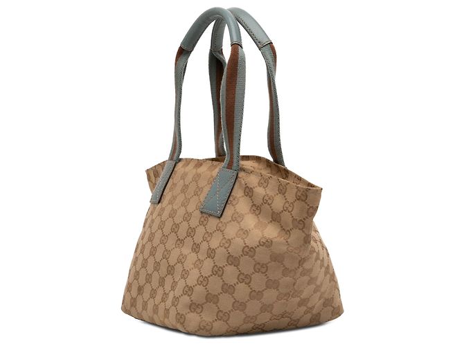 Tote Gucci GG Canvas Web beige - vista 2