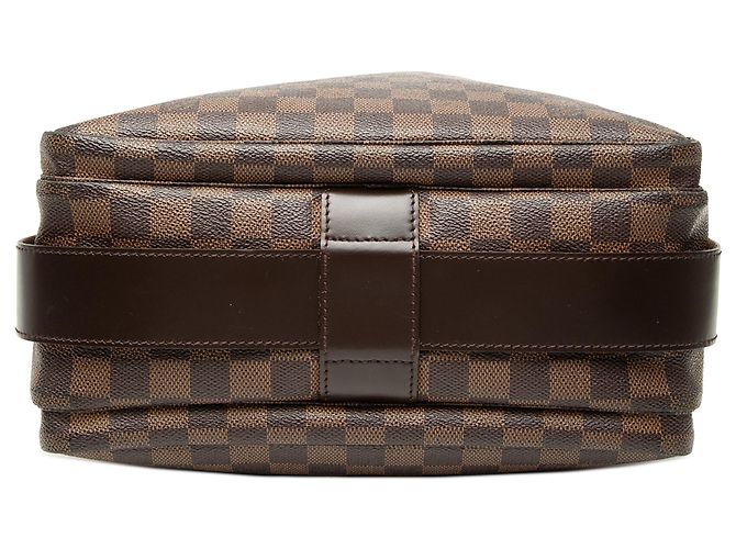 Borsa a tracolla Louis Vuitton Damier Ebene Naviglio marrone - vista 3