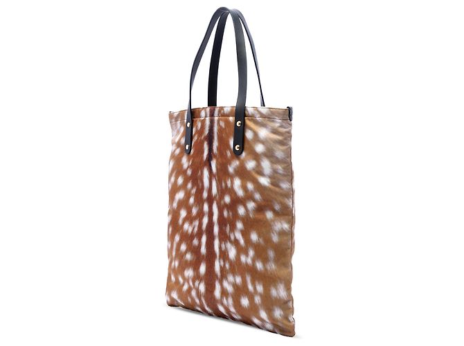 Tote in pelo di pony marrone Burberry - vista 2