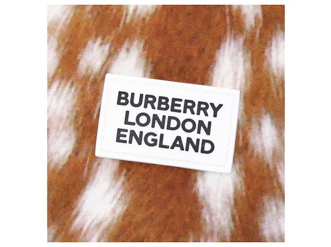 Tote in pelo di pony marrone Burberry - vista 5