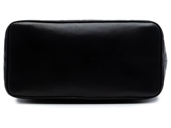 Chanel Medaillon Tote aus schwarzem Lammleder - Ansicht 3