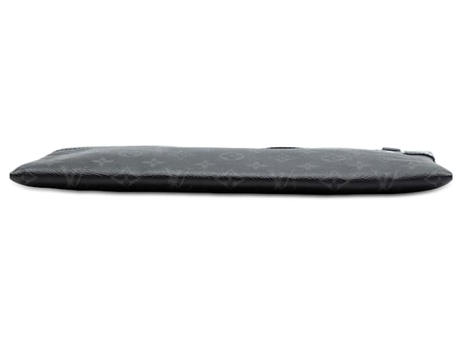 Borsa a Pochette Louis Vuitton Monogram Eclipse Discovery GM Nera Nero - vista 3