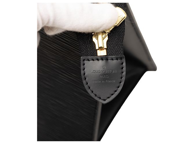 Borsa Louis Vuitton Epi Riviera nera Nero - vista 5