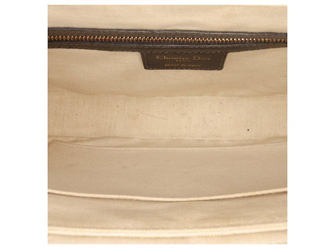 Borsa a tracolla in tela Dior Oblique blu - vista 4
