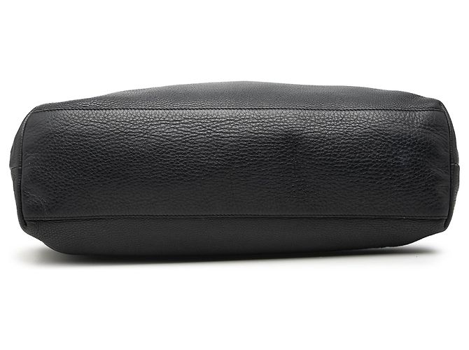 Schwarzer Gucci Web Tote aus Kalbsleder - Ansicht 3