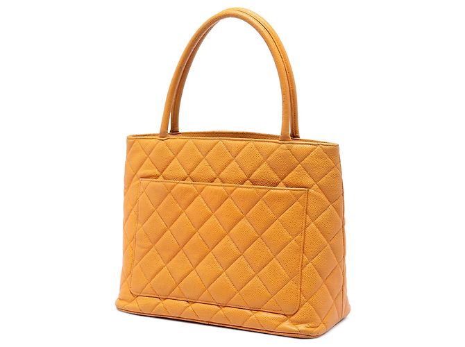 Tote Chanel Caviar Medallion Giallo - vista 2