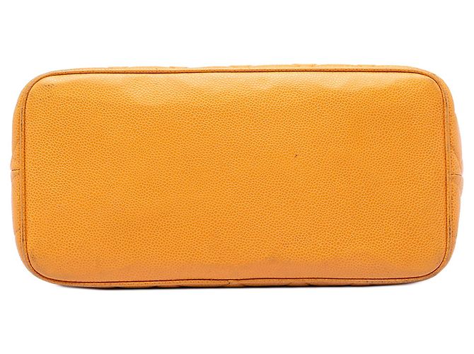Tote Chanel Caviar Medallion Giallo - vista 3
