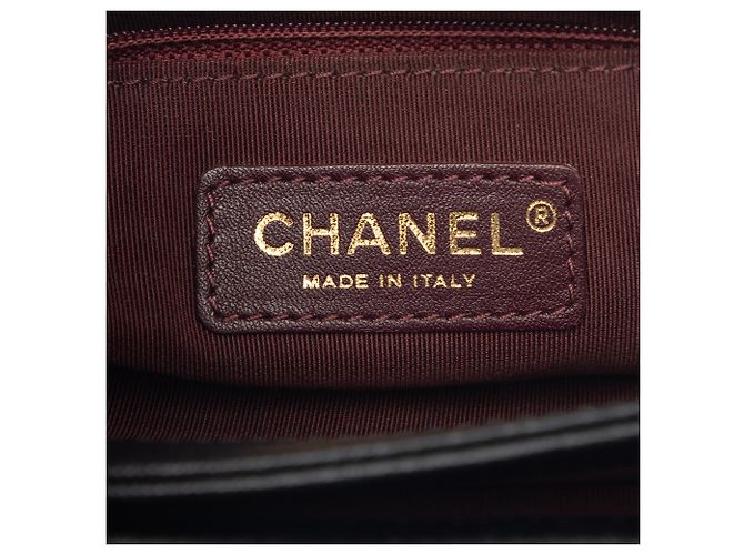 Borsa a tracolla Lady Coco Flap in Caviar e Scamosciato con cuciture CC Chanel nera Nero - vista 5