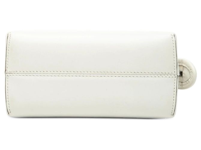 Borsa Fendi Mini Leather By The Way Roma bianca Bianco - vista 3