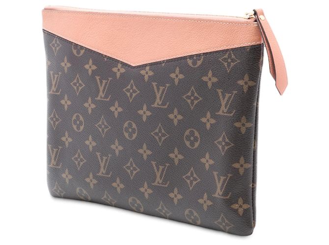 Bolso de mano Louis Vuitton Monogram Daily marrón Castaño - vista 2