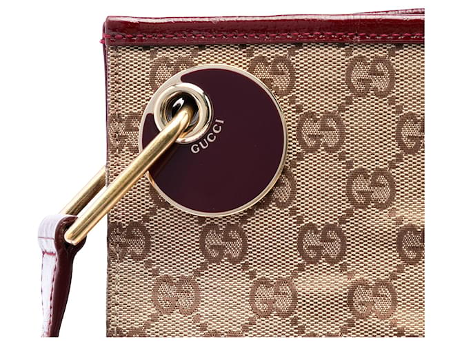 Borsa a tracolla Gucci GG Canvas Eclipse beige - vista 5