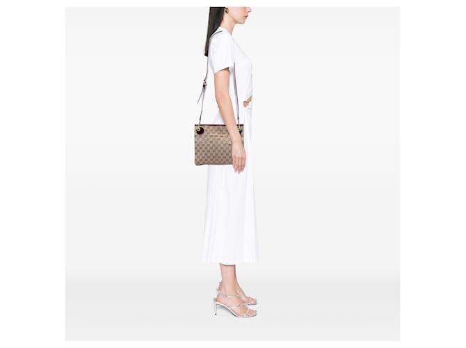 Borsa a tracolla Gucci GG Canvas Eclipse beige - vista 6