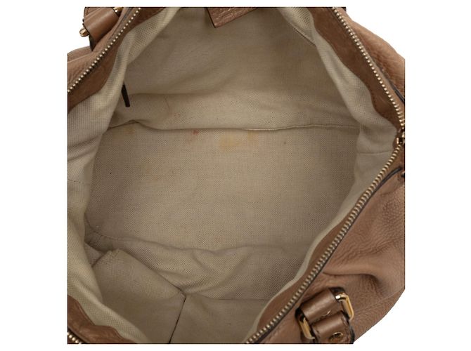 Borsa Sukey in pelle di vitello Gucci oro D'oro - vista 4