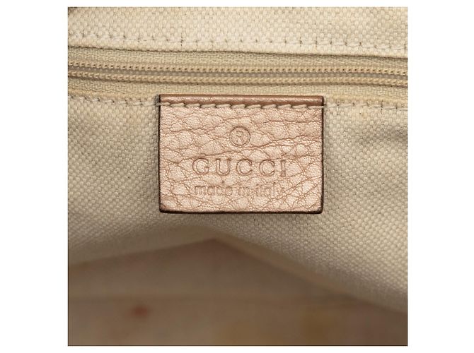 Borsa Sukey in pelle di vitello Gucci oro D'oro - vista 6
