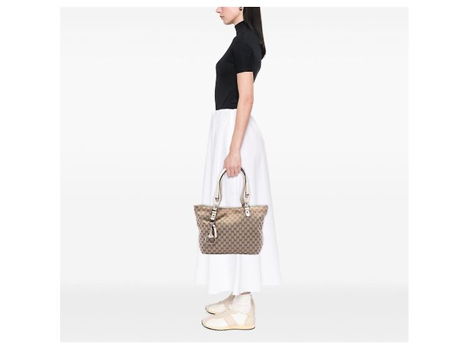 Tote Gucci GG Canvas Icon Bit beige - vista 7