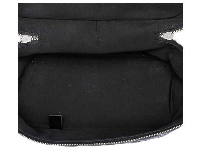Borsa a Spalla Aquarium in Agnello Trapuntato e PVC Nero Chanel - vista 5