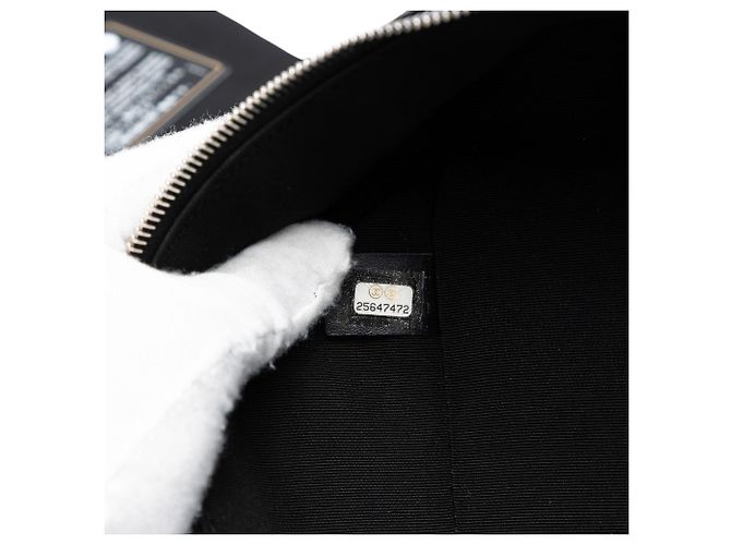 Borsa a Spalla Aquarium in Agnello Trapuntato e PVC Nero Chanel - vista 7
