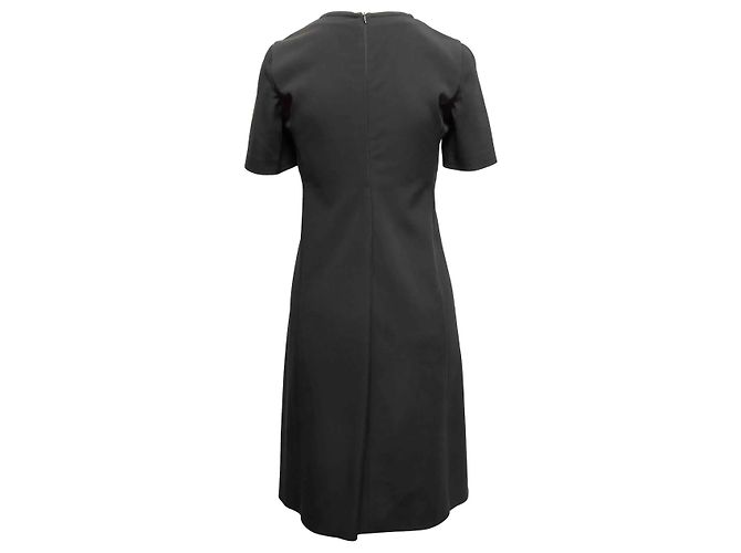 Schwarz Prada Kurzarmkleid Knieumspielende Länge Größe IT 42 - Ansicht 4