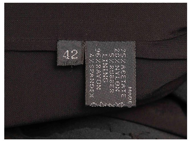 Schwarz Prada Kurzarmkleid Knieumspielende Länge Größe IT 42 - Ansicht 6