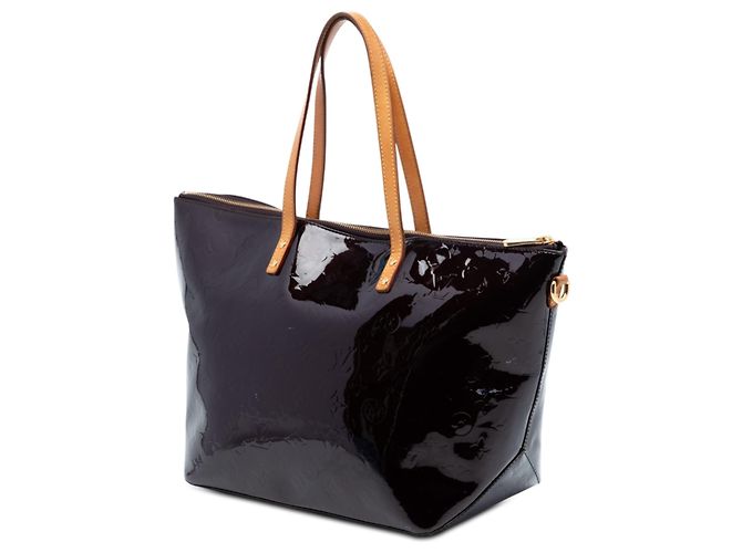 Borsa Tote Louis Vuitton Monogram Vernis Bellevue GM Viola Porpora - vista 2