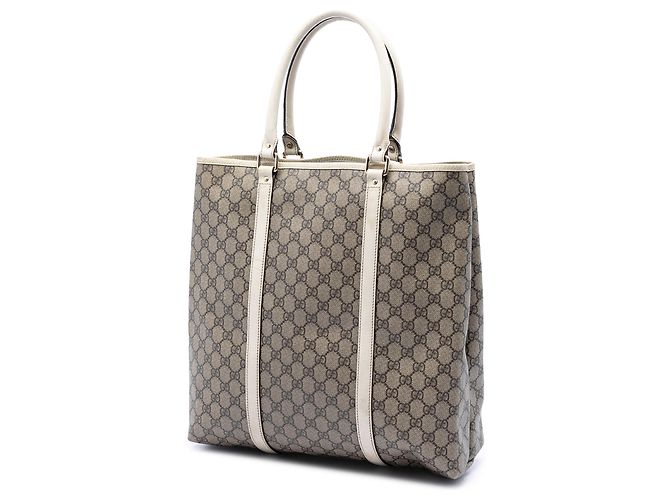 Tote verticale Gucci GG Supreme beige - vista 2