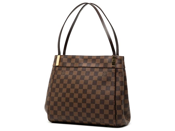 Borsa a Spalla Louis Vuitton Damier Ebene Marylebone PM Marrone - vista 2