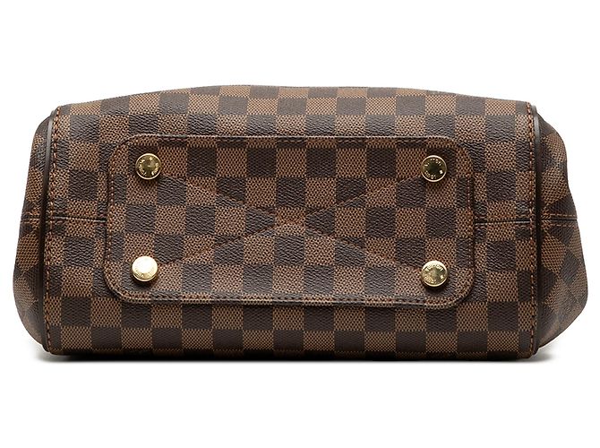Borsa a Spalla Louis Vuitton Damier Ebene Marylebone PM Marrone - vista 3
