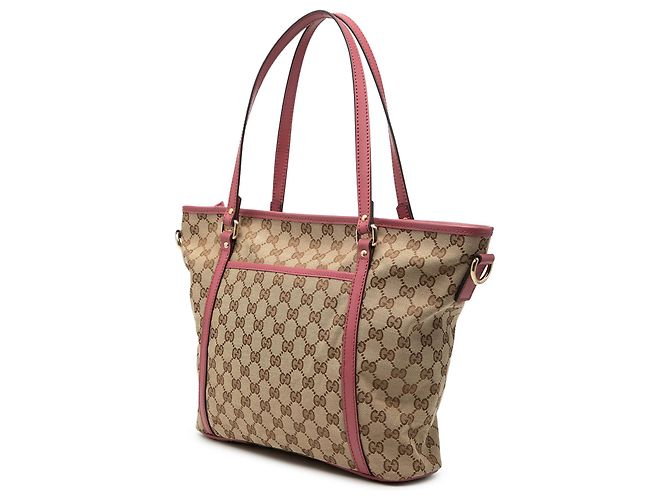 Borsa tote convertibile Gucci GG Canvas Beige - vista 2