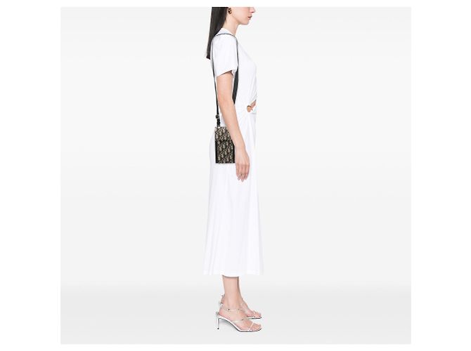 Bandolera porta-móvil Dior Oblique Canvas Azul - vista 7