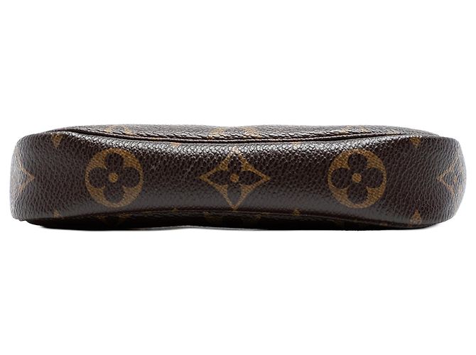 Borsa Louis Vuitton Monogram Mini Pochette Accessoires marrone - vista 3