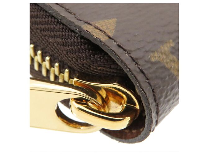 Brauner Louis Vuitton Monogram Zippy Long Wallet - Ansicht 10