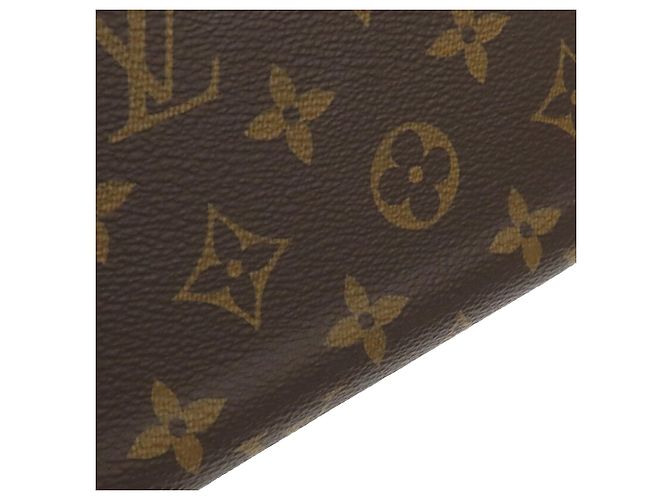 Brauner Louis Vuitton Monogram Zippy Long Wallet - Ansicht 14