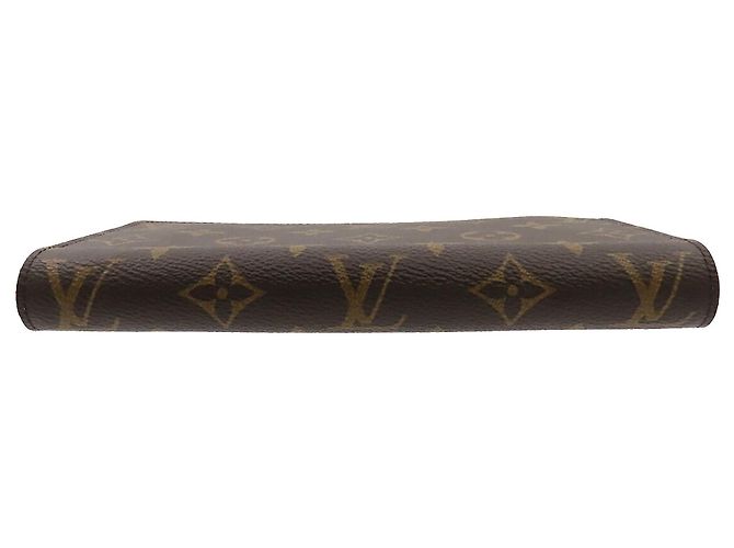 Brauner Louis Vuitton Monogram Zippy Long Wallet - Ansicht 3