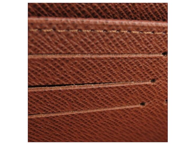 Brauner Louis Vuitton Monogram Zippy Long Wallet - Ansicht 7