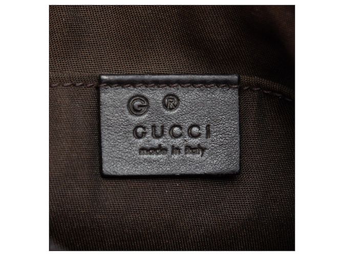 Borsa a tracolla Gucci Guccissima marrone - vista 5
