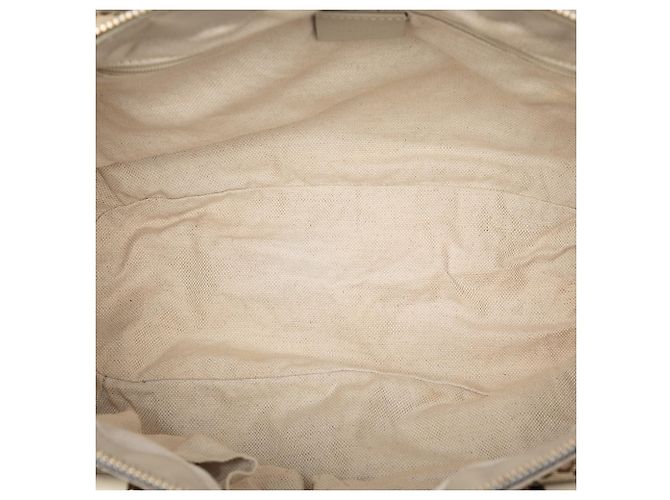Borsa Gucci GG Canvas Sukey Beige - vista 4